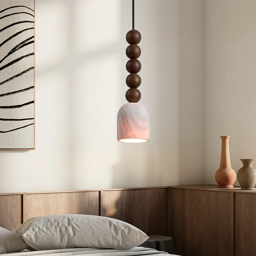 Vaedric Wabi-Sabi Stone Pendant Light