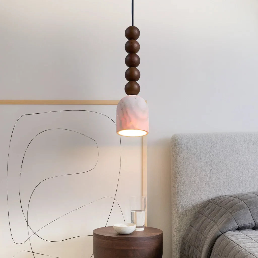 Vaedric Wabi-Sabi Stone Pendant Light