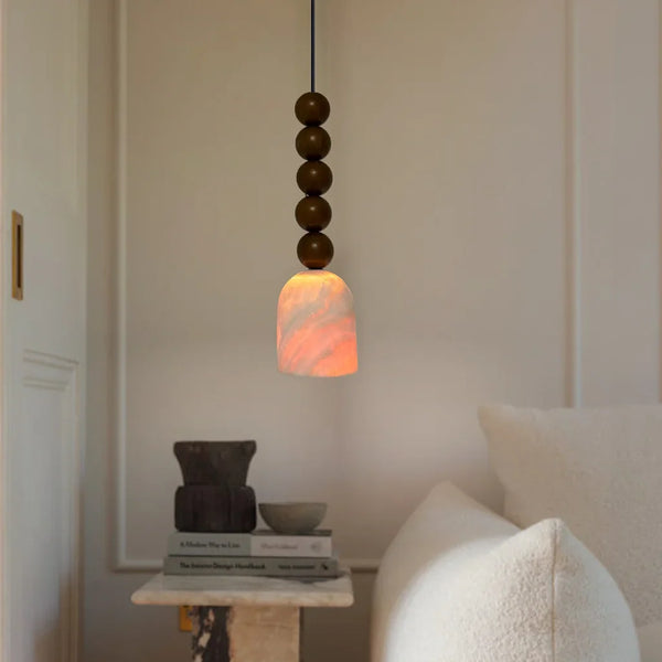 Vaedric Wabi-Sabi Stone Pendant Light