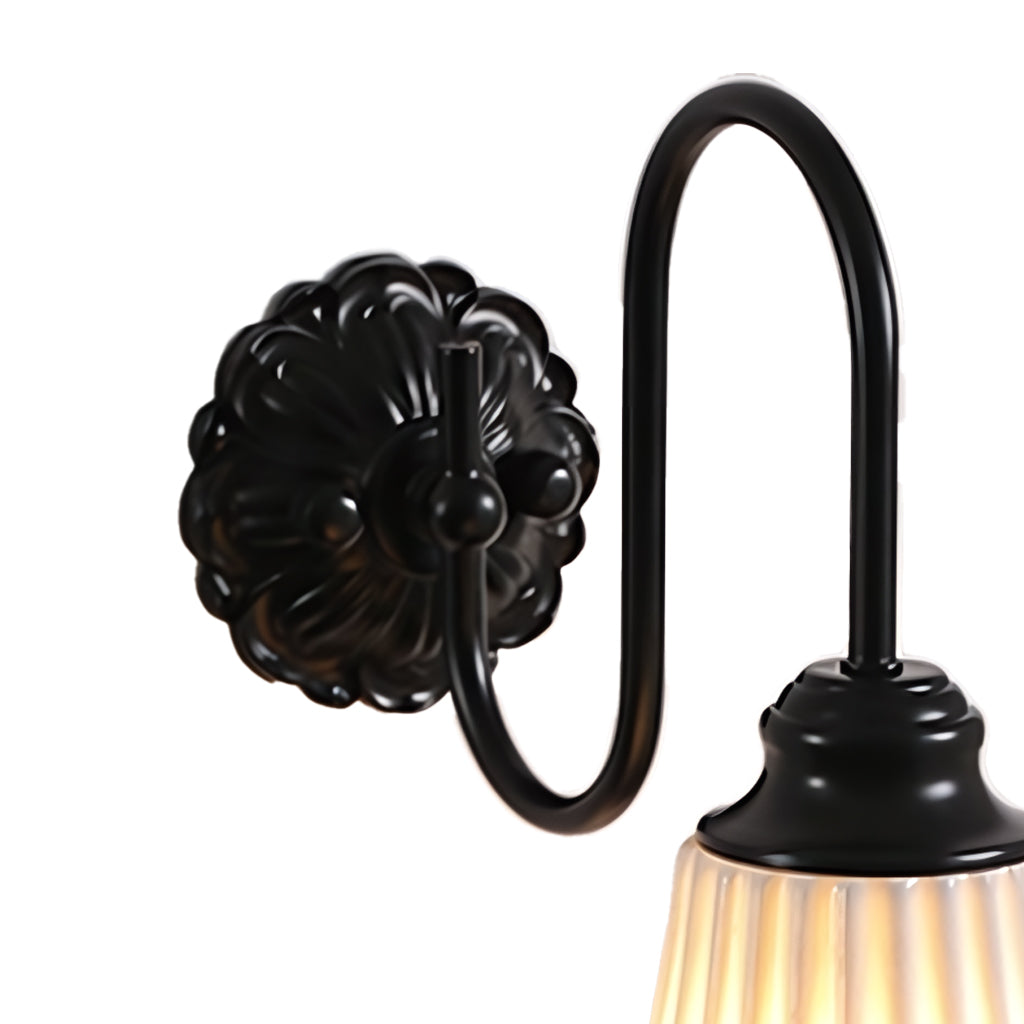 Tavian French Vintage Cone Ceramic Sconce