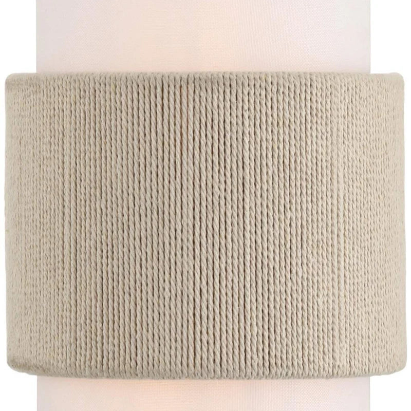 Talric Nordic Minimalist Linen Cylindrical Wall Light