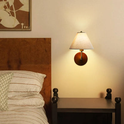 Sylven Vintage Linen Wall Sconce