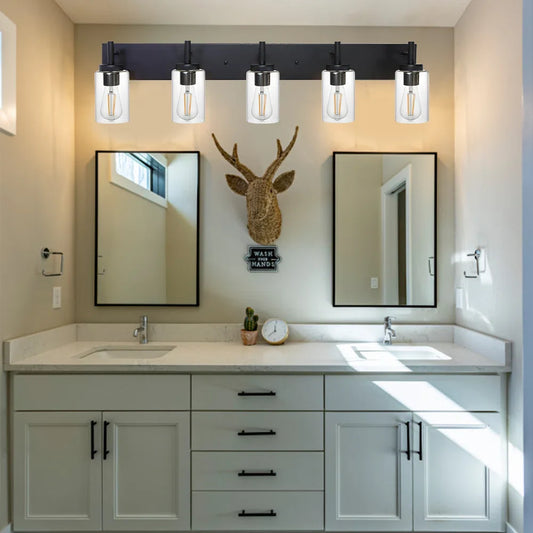 Dariane Modern Metal Glass Wall Sconce