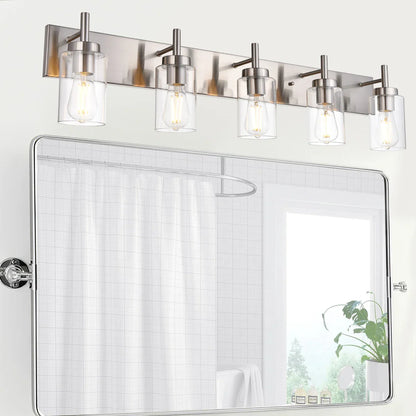 Dariane Modern Metal Glass Wall Sconce