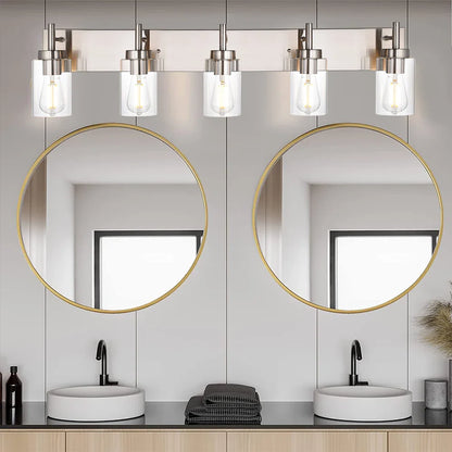 Dariane Modern Metal Glass Wall Sconce