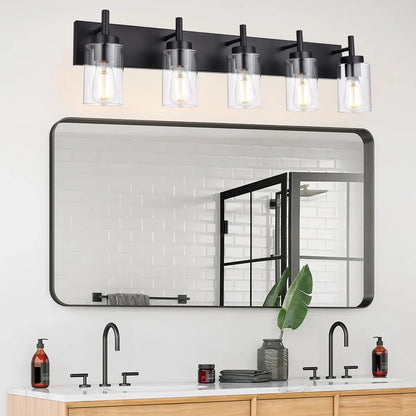 Dariane Modern Metal Glass Wall Sconce