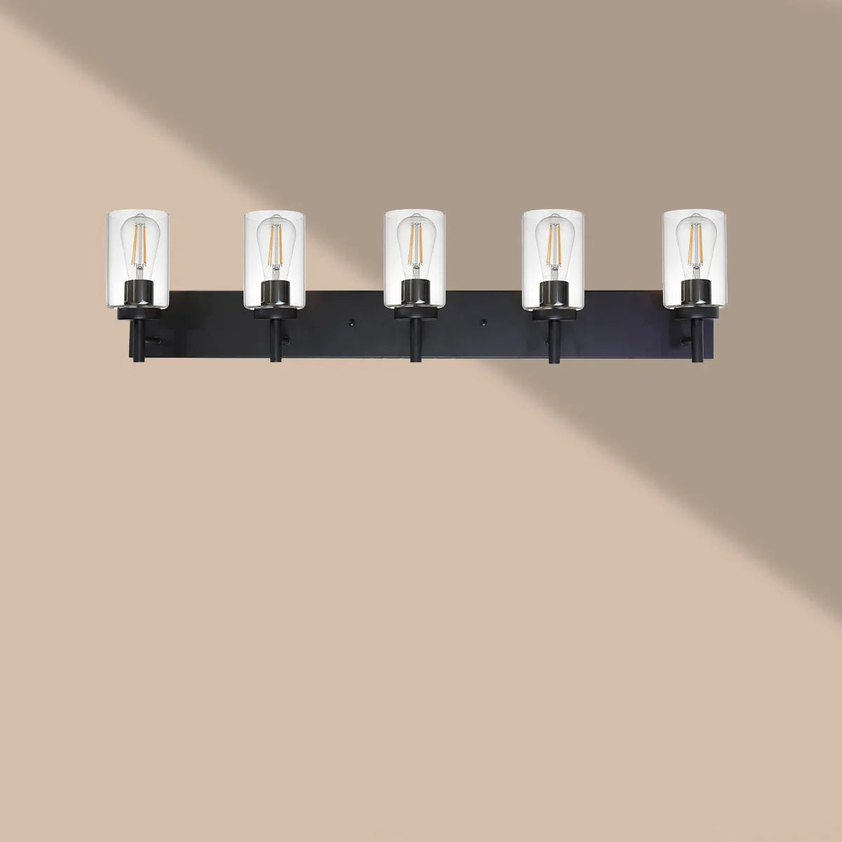 Dariane Modern Metal Glass Wall Sconce
