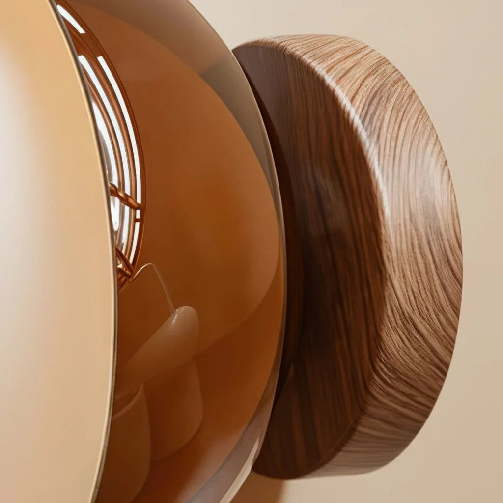 Rhylen Vintage Acrylic Flush Mount Ceiling Light