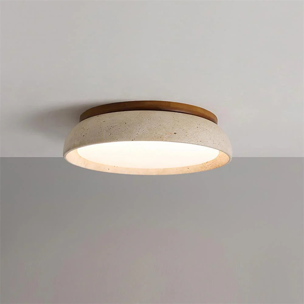 Lyricon Modern Scandinavian Travertine Ceiling Light
