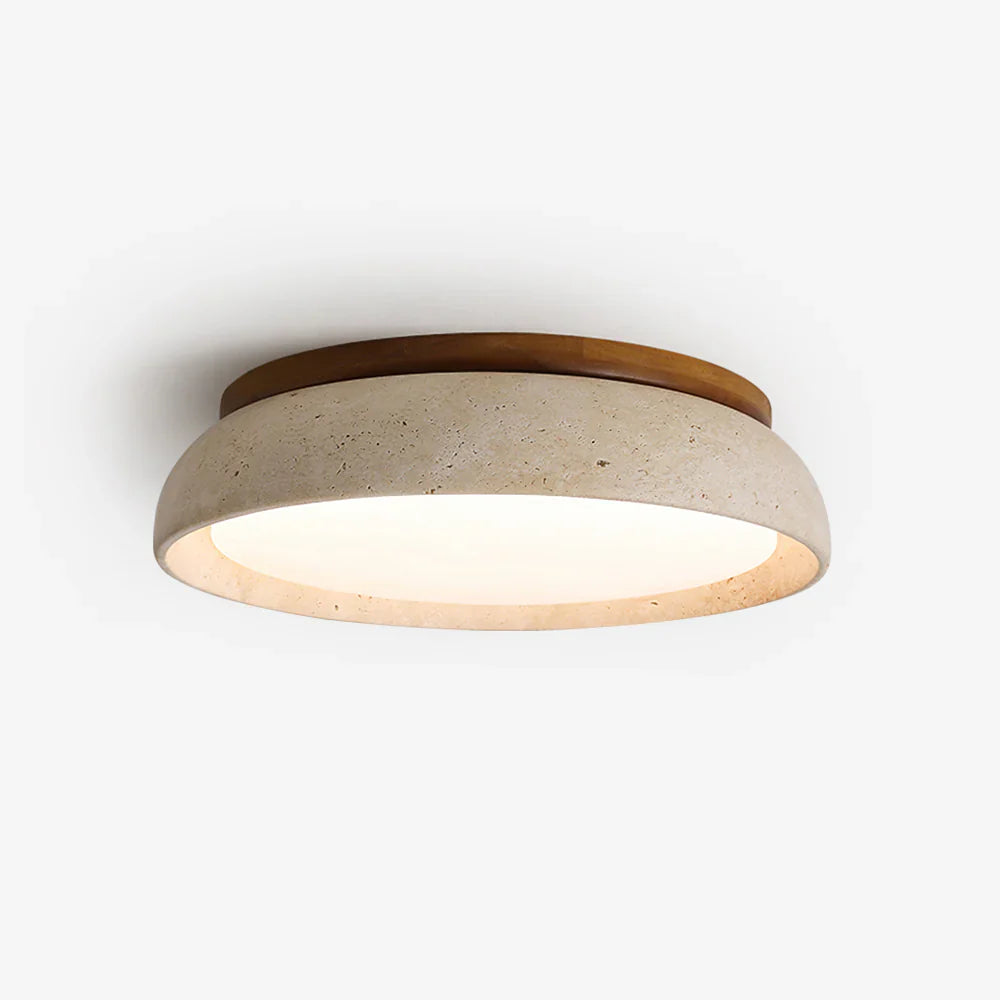Lyricon Modern Scandinavian Travertine Ceiling Light