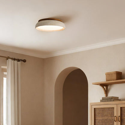 Lyricon Modern Scandinavian Travertine Ceiling Light