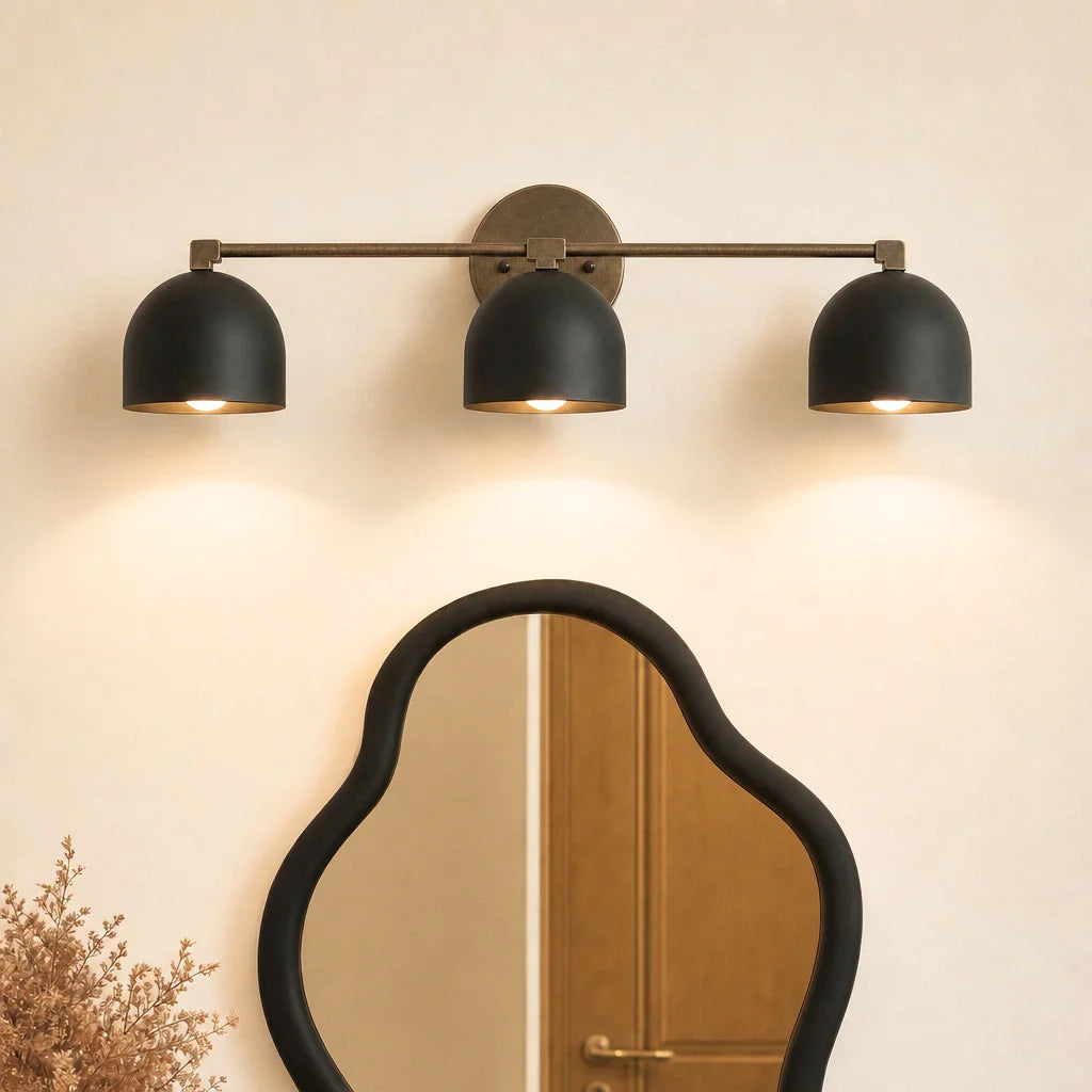Alven Nordic Metal Deep Ball Vanity Sconce