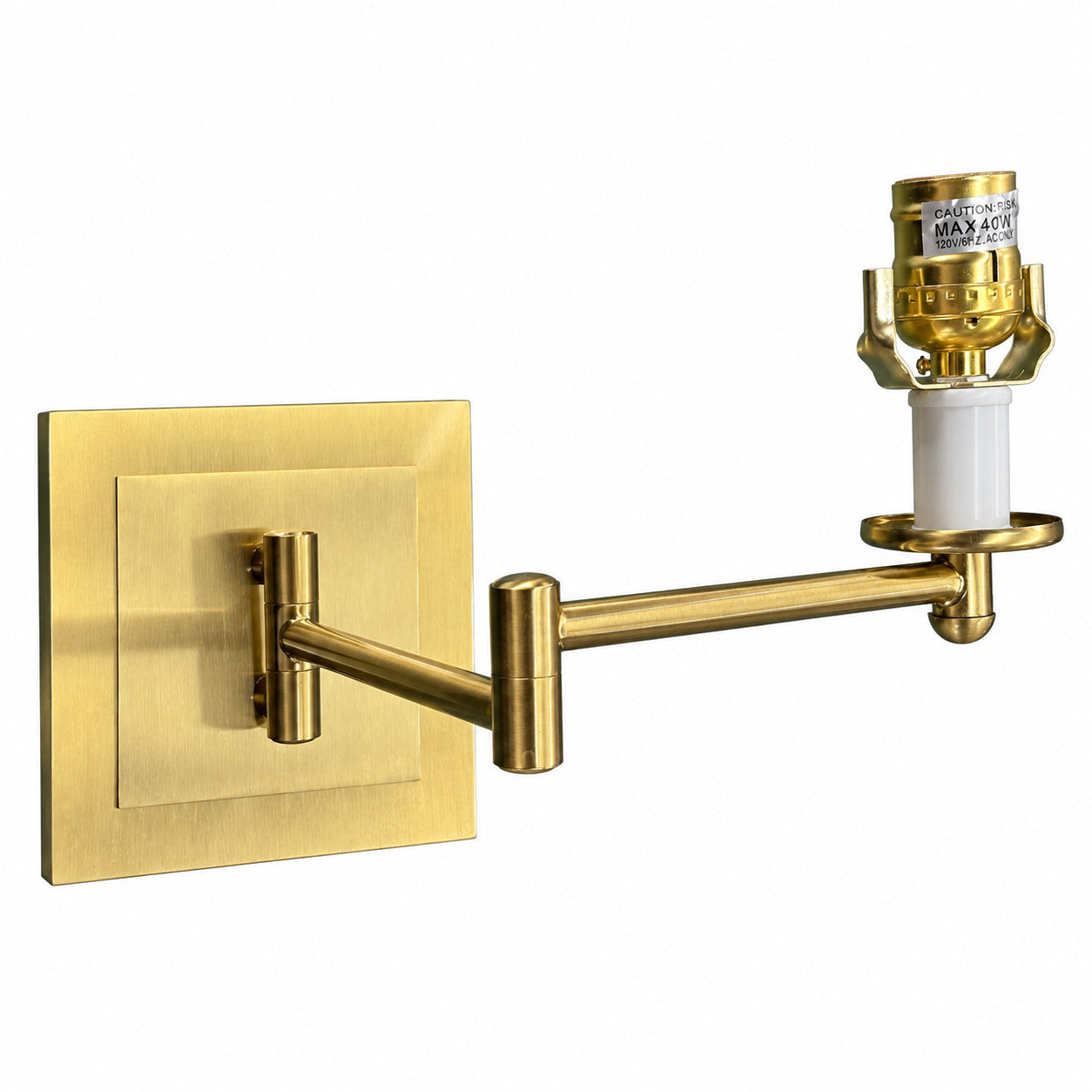 Articulated metal arm