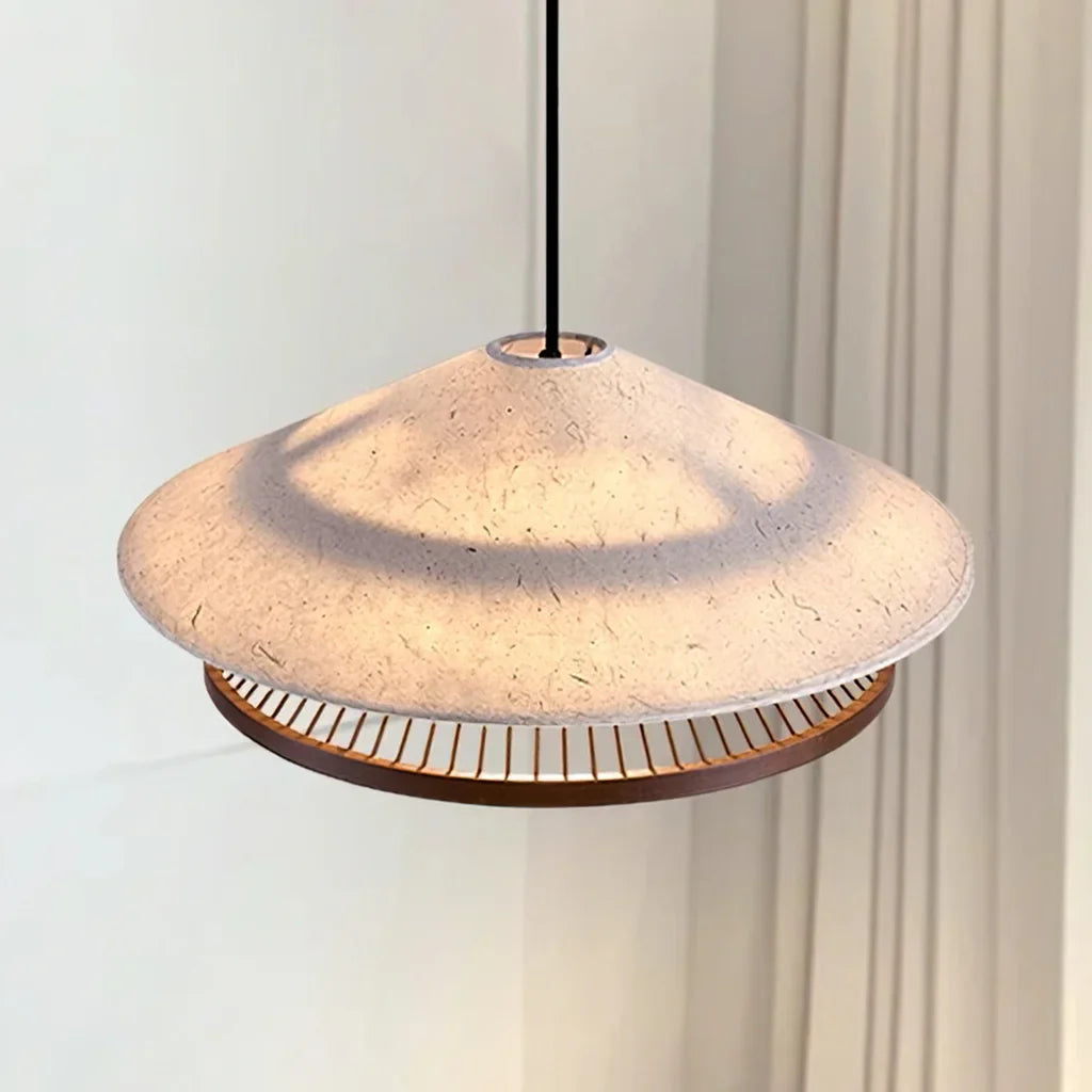 Vireon Wabi-Sabi Bamboo Pendant Light