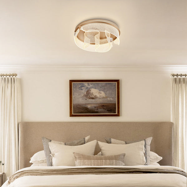 Orialis Rustic Metal LED Round Ceiling Light