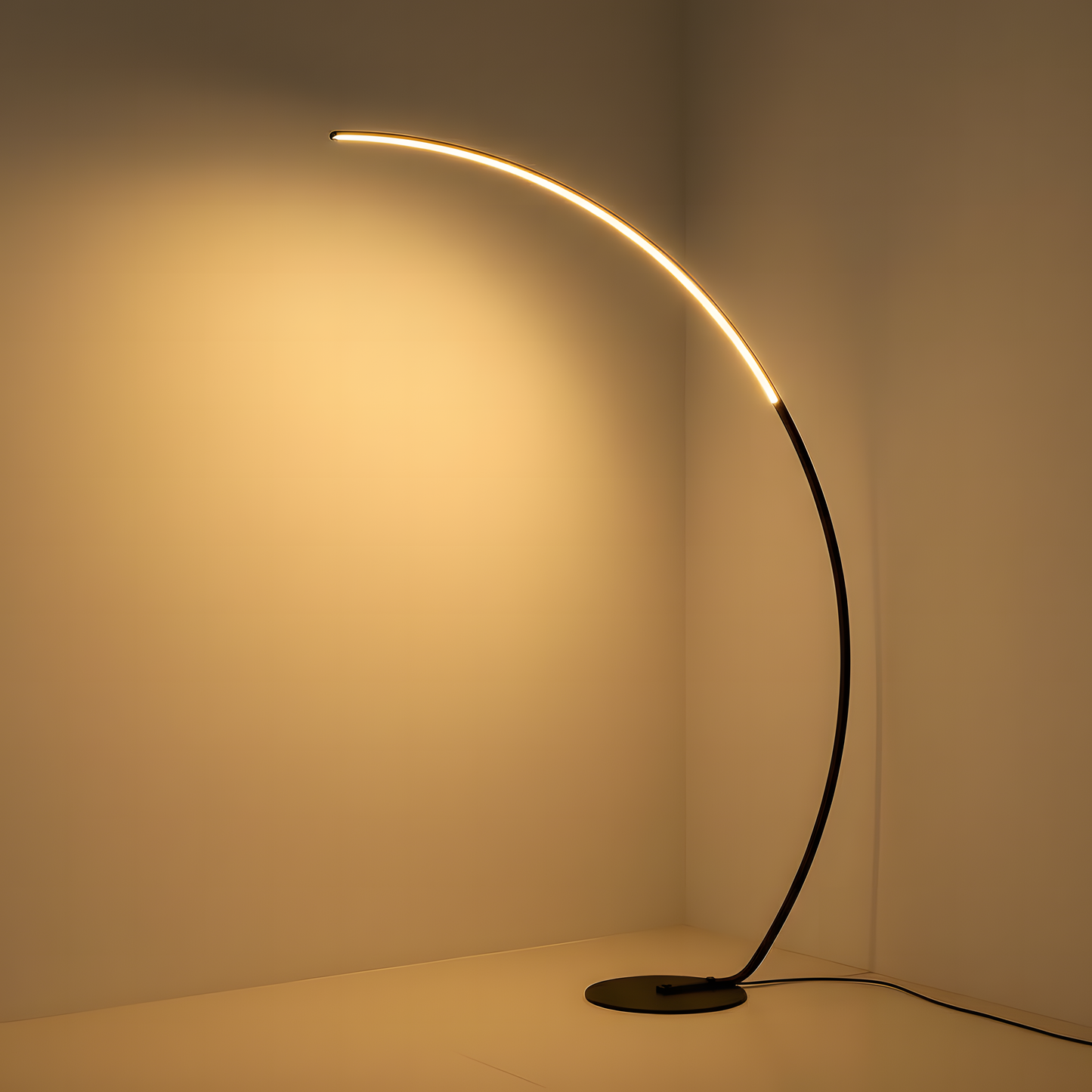 Torven Ultra Bright 2000LM Dimmable Arc LED Floor Lamp with Remote Controls