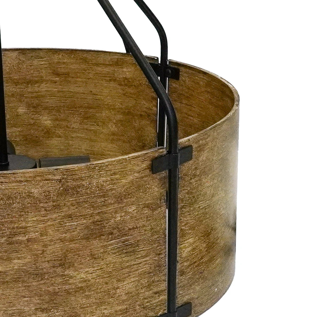 Kaelor Industrial Bronze Drum Pendant Light