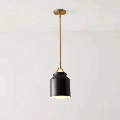 Aevric Nordic White Glass Pendant Light