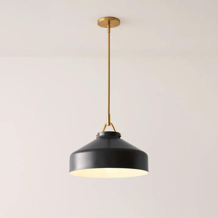 Aevric Nordic White Glass Pendant Light