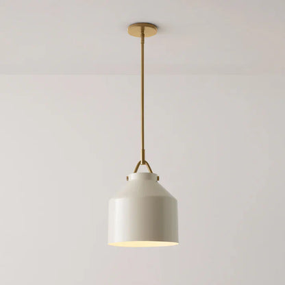 Aevric Nordic White Glass Pendant Light