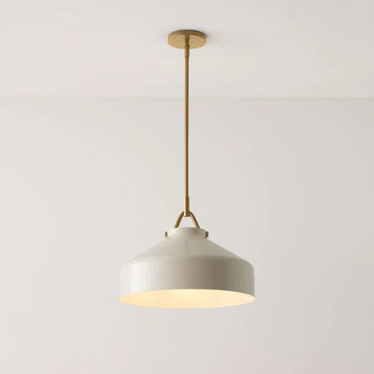 Aevric Nordic White Glass Pendant Light