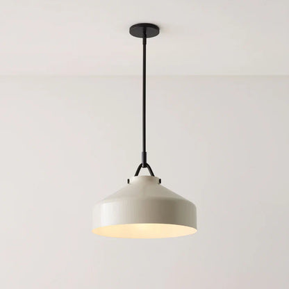 Aevric Nordic White Glass Pendant Light