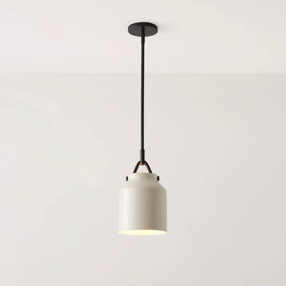 Aevric Nordic White Glass Pendant Light