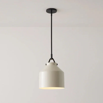 Aevric Nordic White Glass Pendant Light