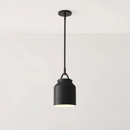 Aevric Nordic White Glass Pendant Light