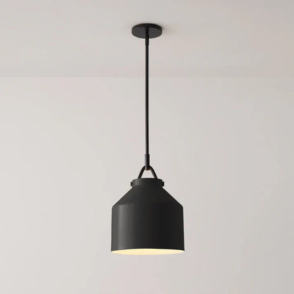 Aevric Nordic White Glass Pendant Light