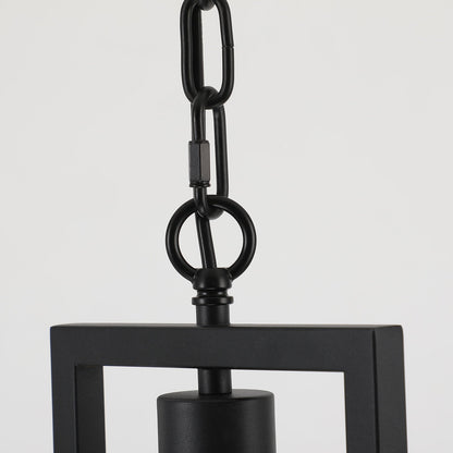 Rhaelis Water Ripple Glass Rectangle Pendant Light