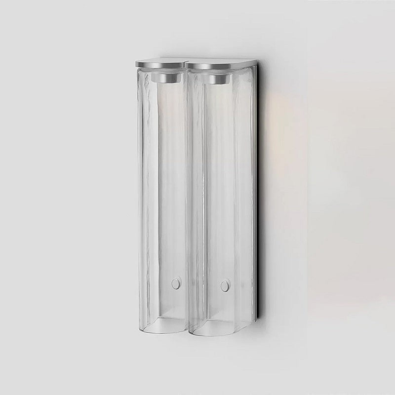 Giulia Minimalist LED Double Tube Glass Wall Light