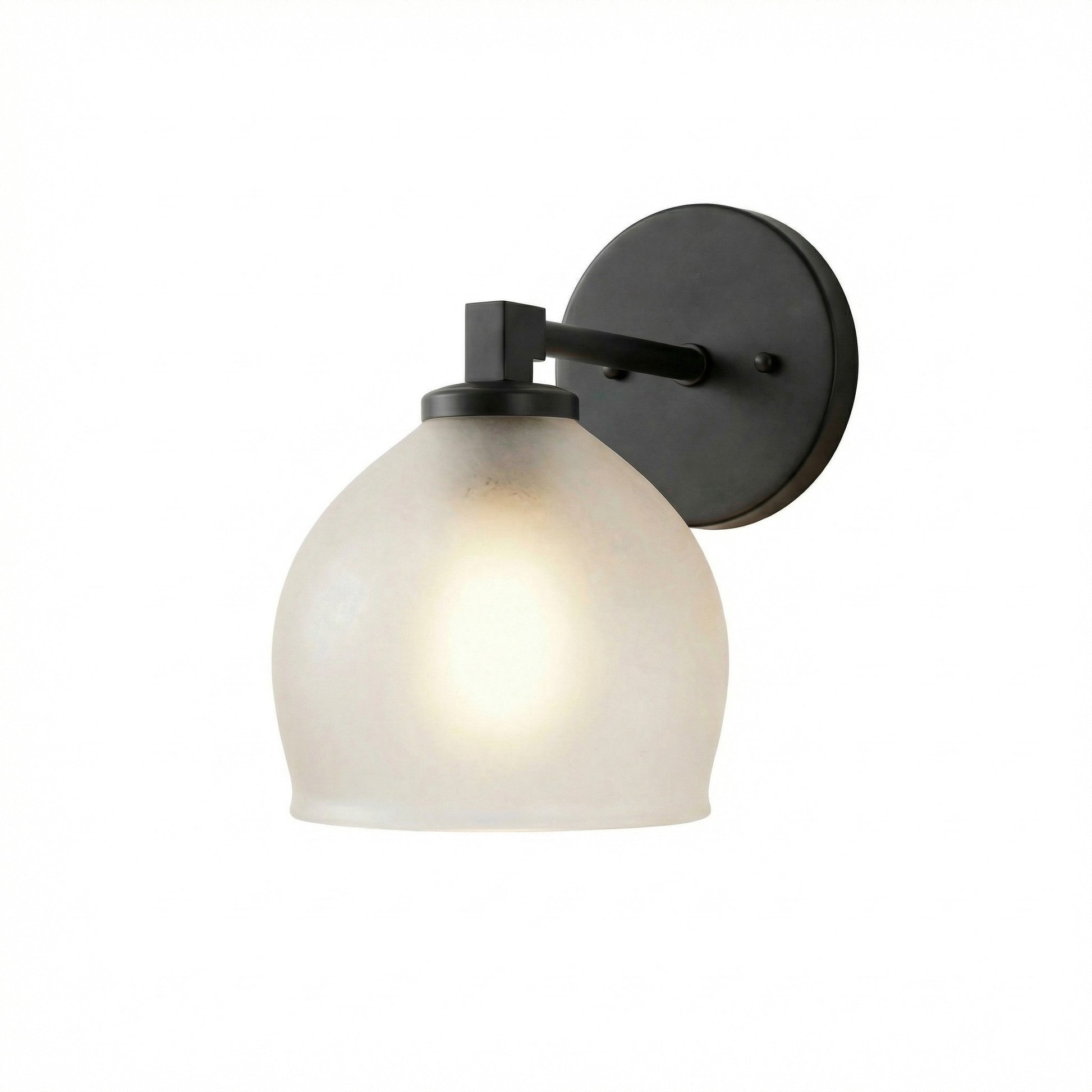 Conrad Vintage 3 Heads Bellflower Glass Wall Sconce