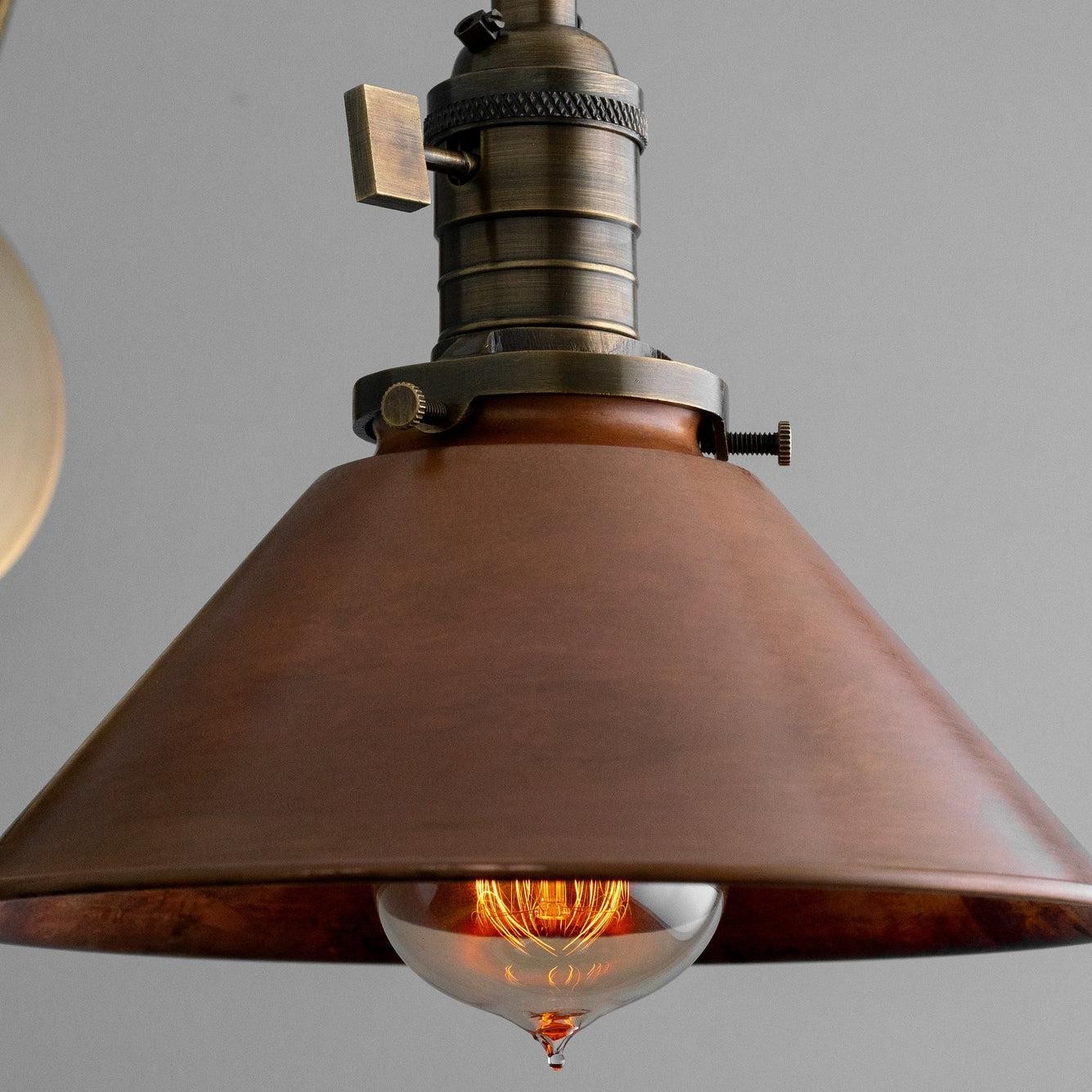 Hugo Industrial Metal Swing Arm Conical Wall Lilght