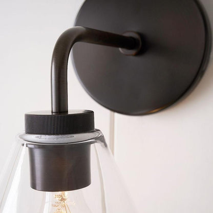 Kaelen Retro Cooper Cone Sconce Light