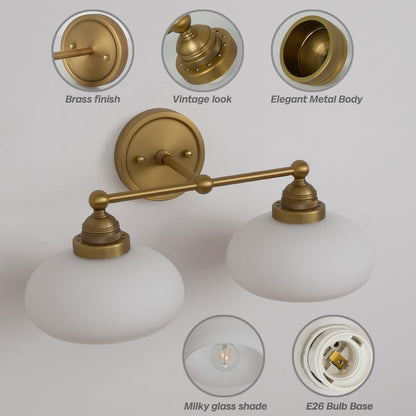 Alberta Bauhaus Milk White Glass Wall Sconce