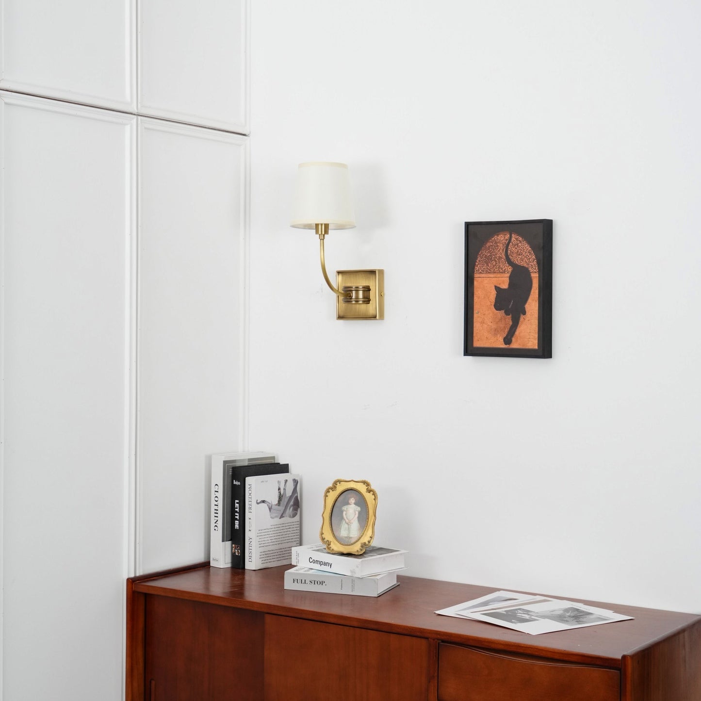 Wrynn 1/2/3 Light Fabric Shade Wall Sconce