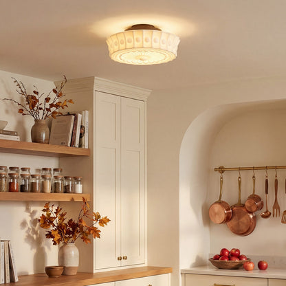 Jeevika Vintage Art Classic Round Personalized Pendant Light