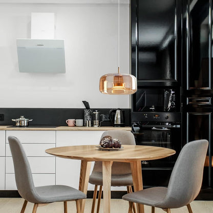 Raith Mouth Blown Glass Shade Pendant Light
