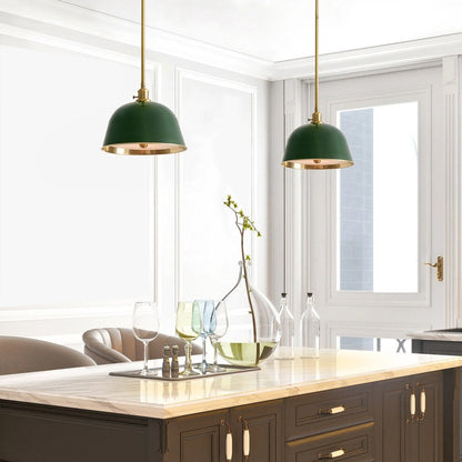Pyrinxel Industrial Modern Metal Bell Shade Pendant Light