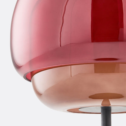 Xyndrae Modern Nordic Double-Layered Tinted Glass Table Lamp