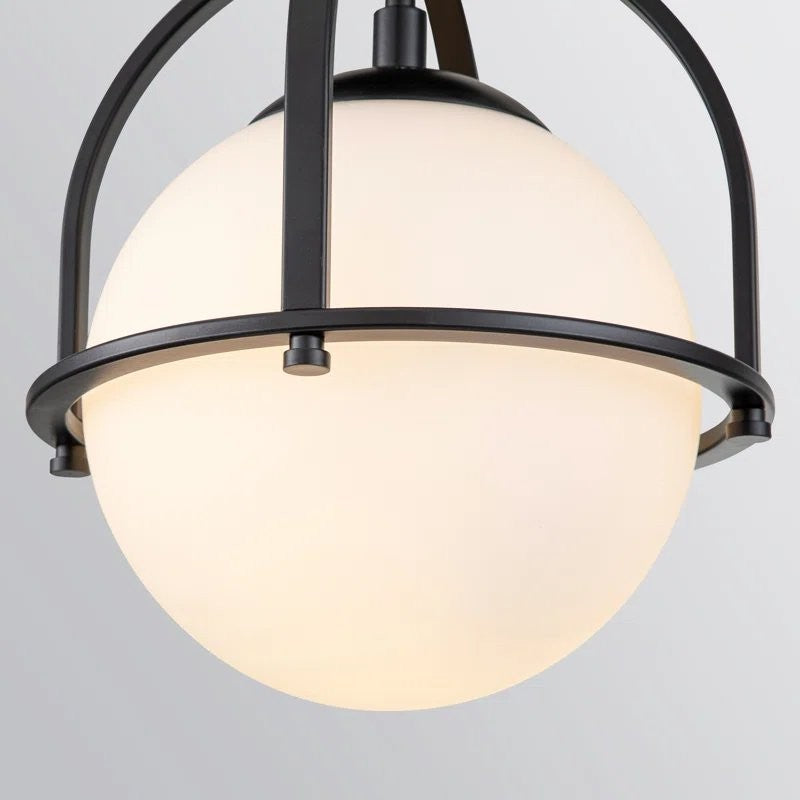 Aurea Vintage Globe Flush Mount Ceiling Light