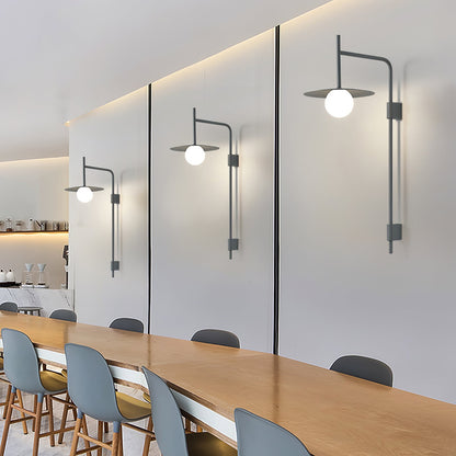 Pyris Scandinavian Minimalist Metal Swing Arm Wall Lamp