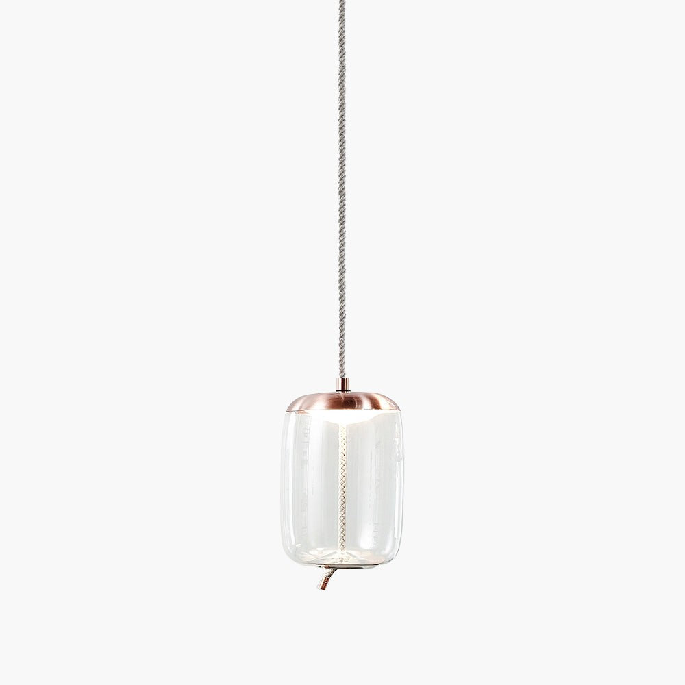 Lewis Modern LED Geometric Glass Pendant Light