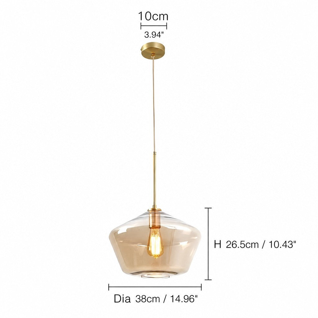 Umbriel Modern Simple Glass Pendant