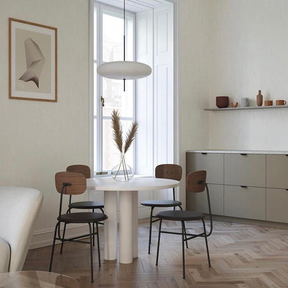 Korbin Acrylic White Flying Saucer Pendant Light