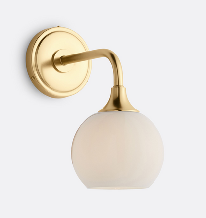 Musara Minimalist Glass Shade Wall Light