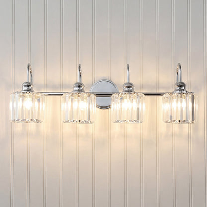 Naeris Modern Square Crystal Wall Sconce