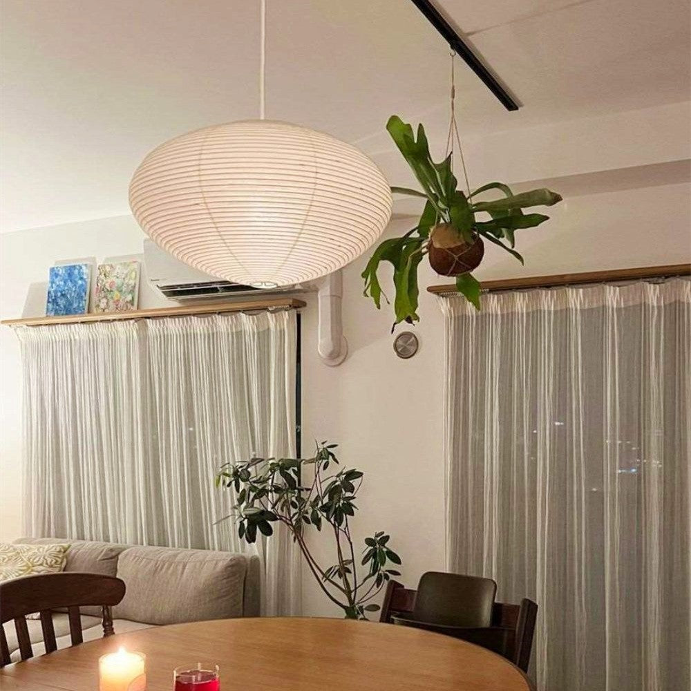 Gino Japanese Rice Paper Lantern Pendant Light