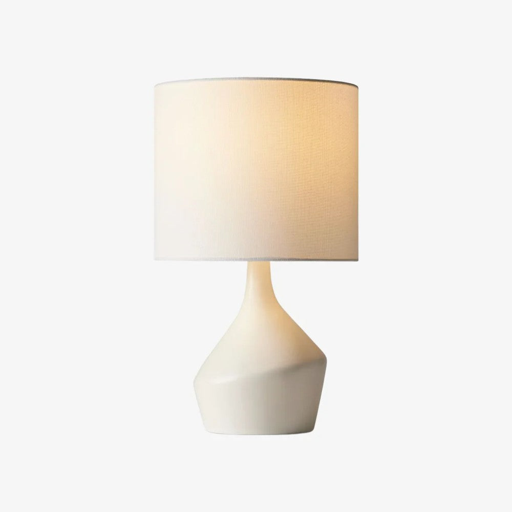 Daphne Vintage Ceramic Linen Shade Table Lamp